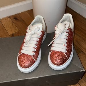 Alexander McQueen  platform glitter sneakers